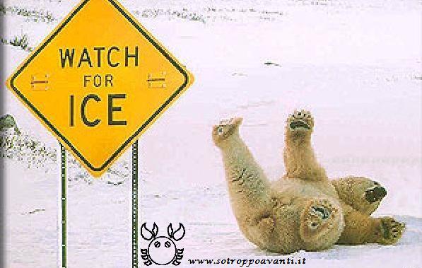 Attenzione ghiaccio