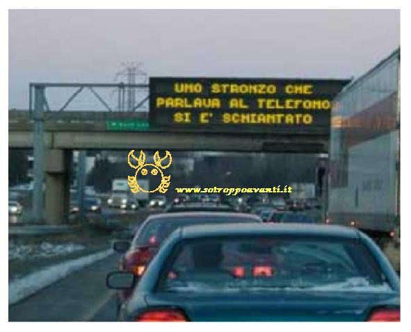 In autostrada